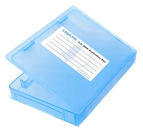 LogiLink ochranný box pro 2,5" HDD modrý / Ochranný box / Voděodolný