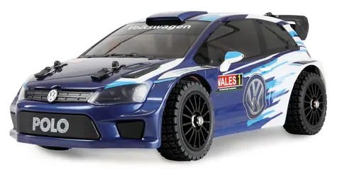 Amewi Hyper Go VW Polo R WRC modrá / RC auto / Rallye-Drift / 4WD / 1:14 / RTR / 2.4GHz
