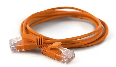 Wantec oranžová / Patch kabel / Cat6a UTP / RJ45-RJ45 / 3 m