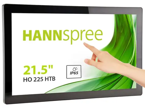 21,5" Hannspree HO225HTB černá / Monitor / Dotykový / FHD / VGA+HDMI