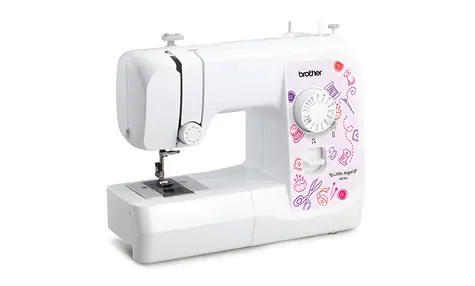 Brother KE14s bílá / Šicí stroj / Mechanický / 14 vzorů stehů / Volné rameno