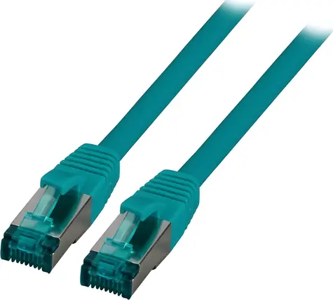 EFB CAT6A S/FTP 0,25 m zelená / Patch kabel / RJ45-RJ45 / 10Gbit / LSZH