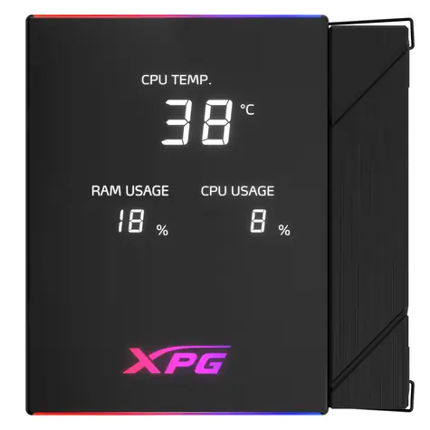 ADATA XPG MAESTRO PLUS 62DA černá / CPU chladič / vzduchový / 120mm ARGB / 4 heatpipes / AM3, AM4, AM5, LGA1700