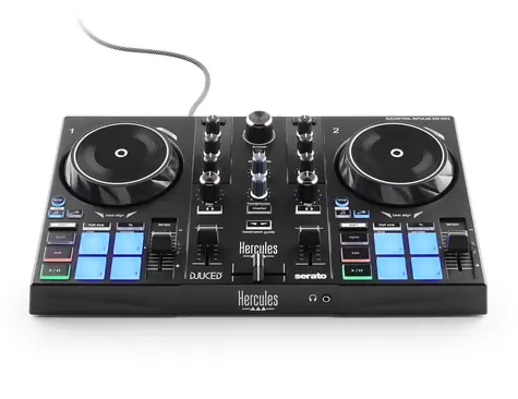Hercules DJControl Inpulse 200 MK3 / Mixážní pult / 2 decky / Stems / USB-C / Serato DJ Lite, DJUCED