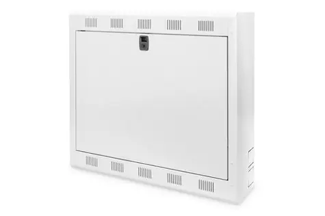 Digitus Nástěnný rozvaděč pro DVR / Rozvaděč / 19" / IP20 / šedý / ocelový plech