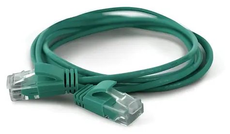 Wantec 7327 / Patch kabel / UTP Cat6a / 1m / zelená