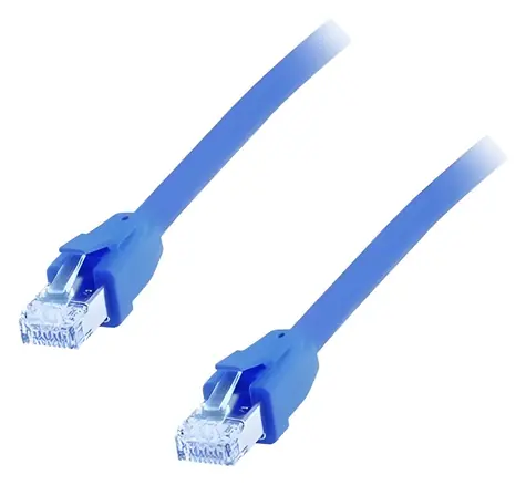 Equip Cat8.1 modrá / Patch kabel / S/FTP / 3 m / 2x RJ-45 / LSZH