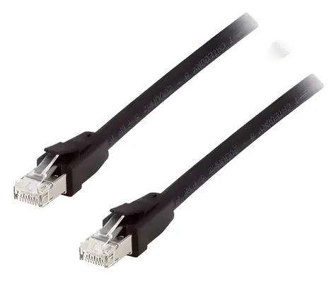 Equip Cat8.1 černá / Patch kabel / S/FTP / 2x RJ-45 / 3 m / 40GBase-T / LSZH