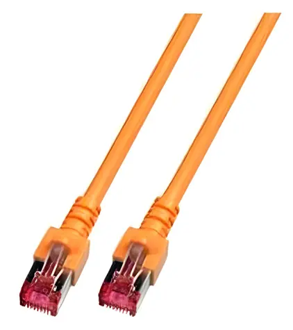 EFB Cat.6 S/FTP 1,5 m oranžová / Patch kabel / RJ-45