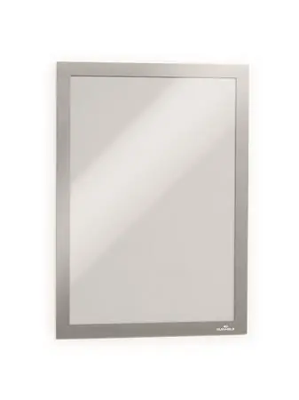 Durable Duraframe A4 stříbrná / Prezentační rám / Magnetický / Samolepicí / 1 ks