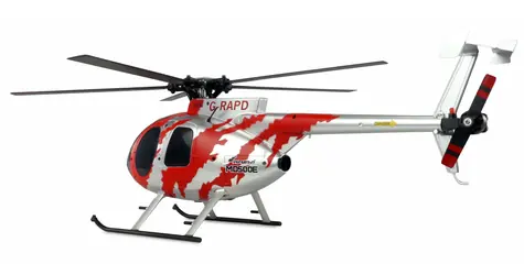 Amewi AFX MD500E / RC vrtulník / Brushless / 4-kanálový / 2.4 GHz / Gyro stabilizace