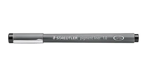 STAEDTLER Pigment Liner 308 černá / Popisovač / 1 mm / 10 ks