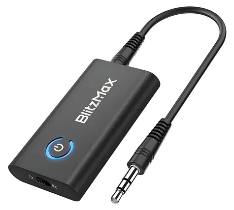 BlitzWolf BlitzMax BT05 / Bluetooth audio adaptér / vysílač a přijímač / Bluetooth 5.2 / aptX