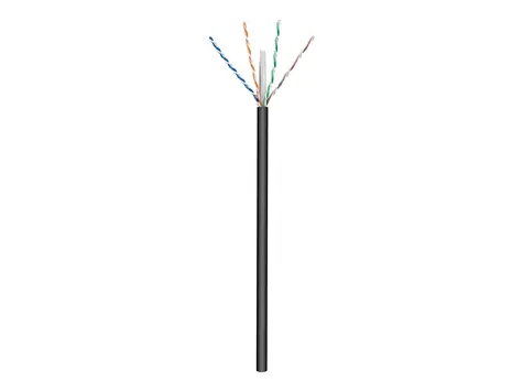 Goobay síťový kabel CAT6 venkovní černý / Síťový kabel / U/UTP / 100 m