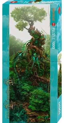 HEYE Vertikální puzzle Enigma Trees: Kyanidový strom / 1000 dílků