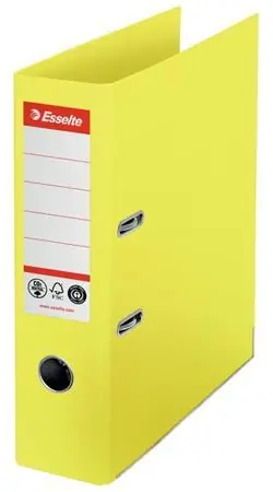 Esselte No.1 CO2 neutrální žlutá / Pákový pořadač / A4 / 75 mm / karton
