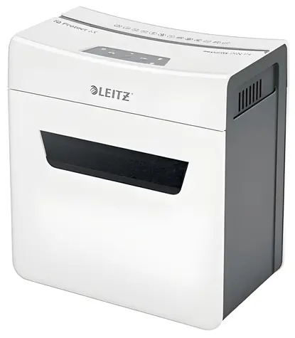 Leitz IQ Protect Premium 6X bílá / Skartovač / P4 / Křížový řez 4×28 mm / 6 listů / 10 l