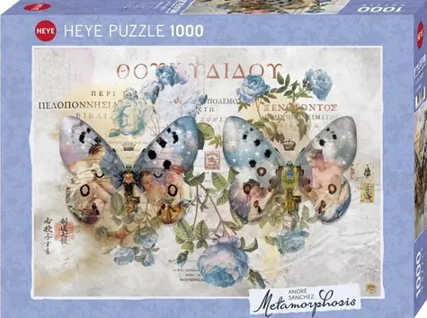 HEYE Puzzle Metamorphosis: Křídla II / 1000 dílků / 70 x 50 cm