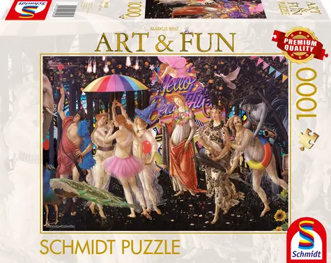 SCHMIDT Puzzle Art & Fun: Primavera 2024 / 1000 dílků / 69,3 x 49,3 cm