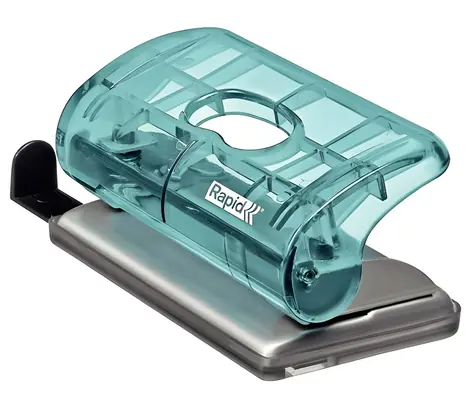 Rapid FC5 Colour'Ice ledově modrá / Mini děrovačka / 10 listů
