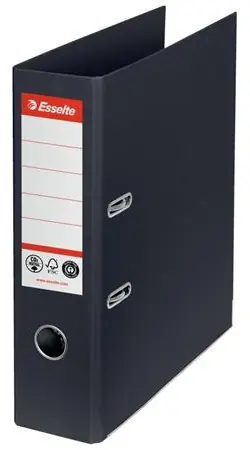 Esselte No. 1 černá / Pákový pořadač / A4 / hřbet 75 mm / recyklovaný karton