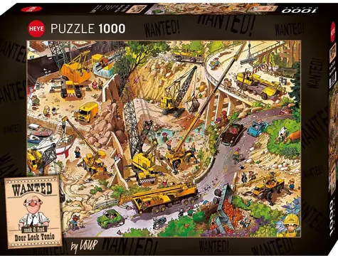 HEYE Puzzle Lamač zámků Tonio / 1000 dílků / 70 x 50 cm