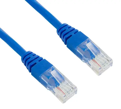 XtendLan Patch kabel Cat5e UTP 0.25m modrý / Patch kabel / RJ45-RJ45