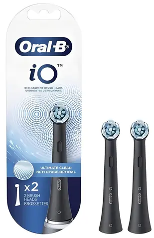 Oral-B iO Ultimate Clean černá / Náhradní hlavice / pro kartáček Oral-B iO / 2 ks