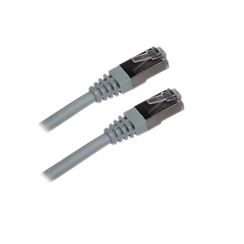 XtendLan Patch kabel Cat6A S/FTP šedý / Patch kabel / 10 m / LSFRZH