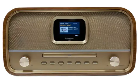 Soundmaster DAB970BR1 hnědá / Rádio s CD přehrávačem / DAB+ / FM / AM / Bluetooth / MP3
