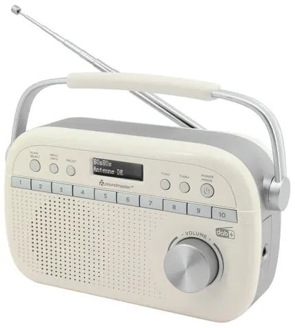 Soundmaster DAB280BE bílá / Rádio / DAB+ / FM / RDS / budík