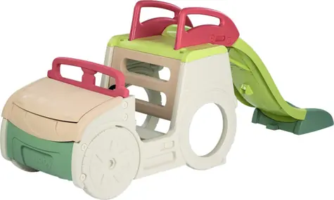 SMOBY Skluzavka Auto dobrodružství 3v1 / 75 × 40 × 120,5 cm