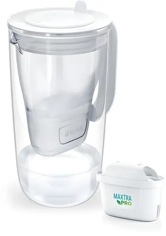 Brita Glass šedá / Filtrační konvice / 2,5 l / filtr Maxtra PRO