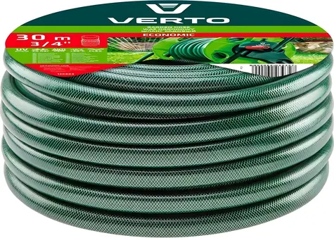 Verto ECONOMIC 15G804 / Zahradní hadice / 30 m / 3/4"