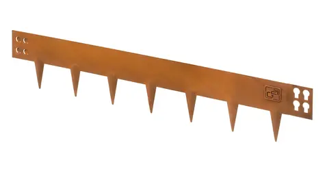 G21 Zahradní obrubník Corten / Zahradní obrubník / 107,5 x 10 cm
