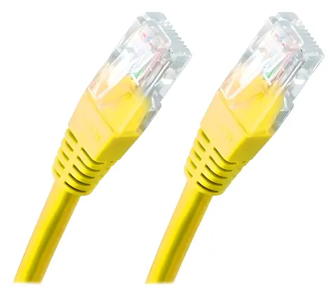 XtendLan UTP Cat5e 3m žlutá / Patch kabel / RJ45-RJ45