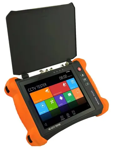 XtendLan Ruční tester kamerových signálů / Ruční tester / IP/HDMI/SDI/CVBS/AHD/CVI/TVI do 8Mpix / 8" TFT displej