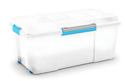 KIS Scuba Box L transparentní / Úložný box / 78x39,5x35 cm