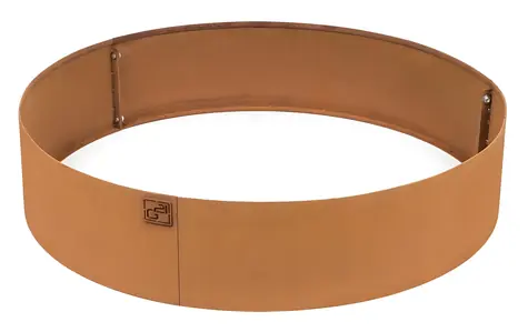 G21 Zahradní obrubník Corten / Obrubník / Kruhový / O 90 cm / Výška 20 cm