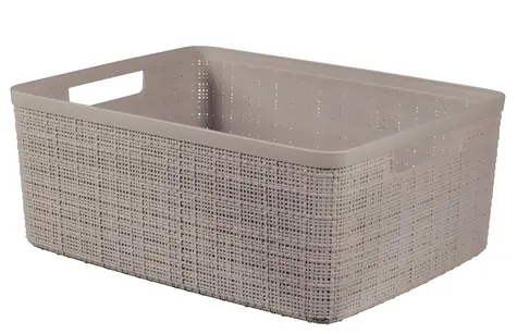 Curver Jute M taupe / Úložný box / 12 l / 36 x 15 x 28 cm