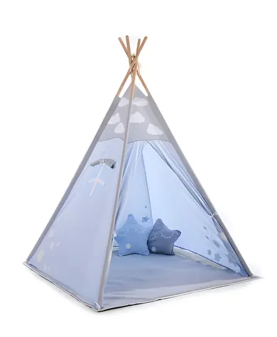 G21 Stan Teepee Modrá obloha / Dětský hrací stan / Balení 95×16,5×16,5 cm