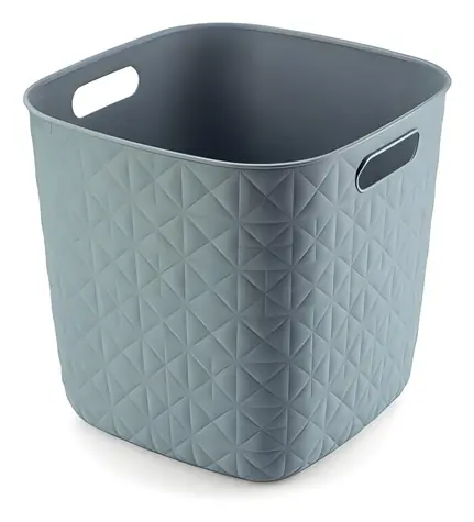 Curver Softex Cube 15 l modrozelený / Úložný box / recyklovaný plast / stohovatelný