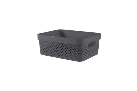 CURVER Úložný box Pure S tmavě šedá / Úložný box / 11 l / 36 x 27 x 14 cm