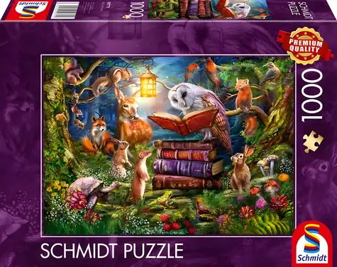 SCHMIDT Puzzle Noční lesní příběhy / 1000 dílků / od 12 let