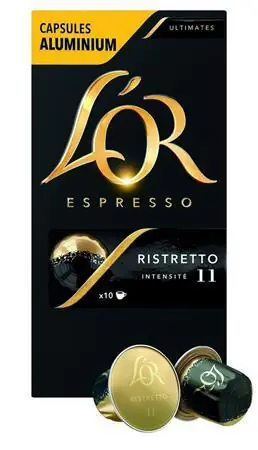 L'OR Ristretto / Kávové kapsle / Nespresso® / Intenzita 11/14 / 10 ks