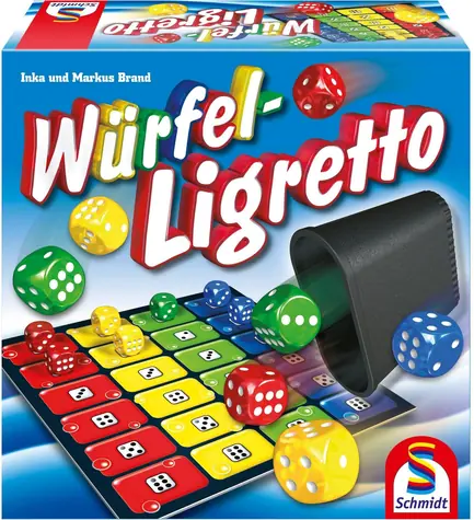 SCHMIDT Kostková hra Ligretto Cube / 24 kostek / 2-4 hráči / od 8 let