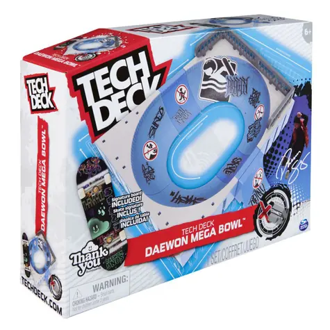 SPIN MASTER Tech Deck Rampa Mega Bowl / S fingerboardem / od 6 let