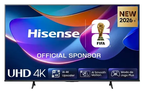 55" Hisense 55A6S černá / UltraHD / LED / HDMI / LAN / WiFi / BT / CI+ / DVB-T2 S2 C / 20W repro