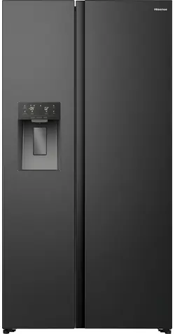 Hisense RS5P528STFE tmavá nerezová ocel / Chladnička side by side / 528 l / NoFrost / Energetická třída E