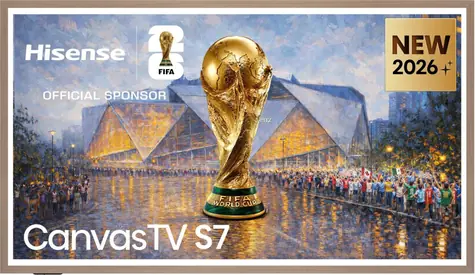 55" Hisense 55S7DS černá / Televize / QLED / UHD / HDMI / Wi-Fi / BT / VIDAA